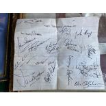 WEST BROMWICH ALBION VINTAGE AUTOGRAPHS