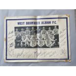 WEST BROMWICH ALBION MEMORABILIA