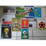 WORLD CUP RELATED BROCHURES / PUBLICATION ETC X 10