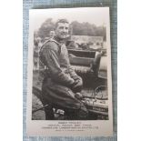 SPEEDWAY - POSTCARD ROGER FROGLEY CRYSTAL PALACE 1930 - AUTOGRAPHED