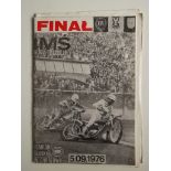 SPEEDWAY - 1976 WORLD CHAMPIONSHIP FINAL IN POLAND PROGRAMME + TICKET