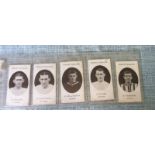 TADDY PROMINENT FOOTBALL CARDS FULHAM X 5