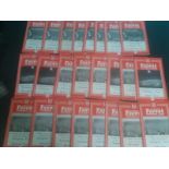 NOTTINGHAM FOREST 1960'S HOME PROGRAMMES X 24.