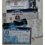 CHELSEA - COLLECTION OF HOME & AWAY EUROPEAN MATCH TICKETS X 45