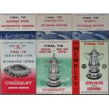 COLLECTION OF FA CUP FINAL PROGRAMMES - 1960 TO 1970