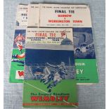 RUGBY LEAGUE CUP FINAL PROGRAMMES ALL 1950'S X 4