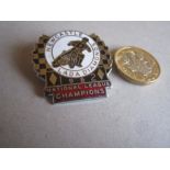 SPEEDWAY - NEWCASTLE 1982 CHAMPIONS SILVER BADGE