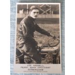 SPEEDWAY PERRY BARR ( BIRMINGHAM ) 1929-30 POSTCARD JOE HASSELL