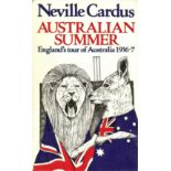 CRICKET - AUSTRALIAN SUMMER ENGLAND'S TOUR 1936-37 BY NEVILLE CARDUS
