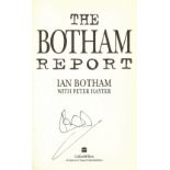 CRICKET - THE BOTHAM REPORT HAND SIGNED BOOK