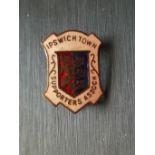 IPSWICH TOWN - VINTAGE SUPPORTERS CLUB BADGE