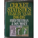 CRICKET - FRED TRUEMAN & DON MOSEY HAND SIGNED BOOK