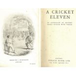 A CRICKET ELEVEN. PUBLISHED 1927