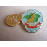 SPEEDWAY - ISLE OF WIGHT 1996 GILT BADGE