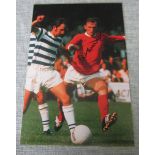 PAT CRERAND MANCHESTER UNITED AUTOGRAPHED PHOTO