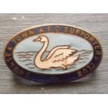 SWANSEA - VINTAGE SUPPORTERS CLUB BADGE