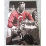 MANCHESTER UNITED SIGNED PHOTO PAT CRERAND 1968 EUROPEAN CUP