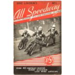 SPEEDWAY - ERIC LINDEN'S ALL SPEEDWAY THE VERY FIRST ISSUE