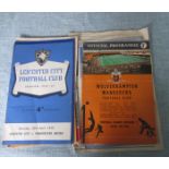 MANCHESTER UNITED AWAY PROGRAMMES 1958-59 X 13