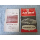 1957-58 FA CUP S/F + REPLAY MANCHESTER UNITED V FULHAM