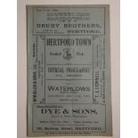 1932-33 HERTFORD TOWN V WATERLOWS