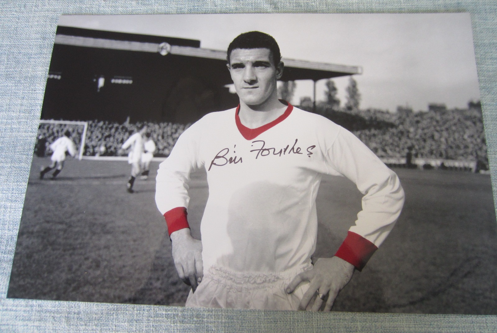 MANCHESTER UNITED SIGNED PHOTO BILLY FOULKES