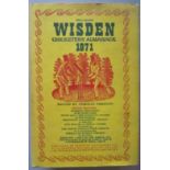 CRICKET - 1971 WISDEN HARDBACK