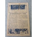 MANCHESTER CITY V HUDDERSFIELD 1945-46