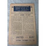 MANCHESTER CITY V LIVERPOOL 1944-45