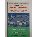 1958 FA CUP FINAL BOLTON V MANCHESTER UNITED