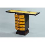 An Art Deco inspired console table,