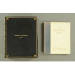 A leather bound album of letters from individual American Insurance Companies all addressed to Mr