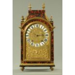 A French Boulle work mantle clock, early 19th century,