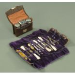 A 19th century manicure set,