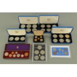 Coins of the British Isles, to include a 1922 collection half crown to farthing,