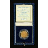 Elizabeth II - a proof half sovereign, 1989,