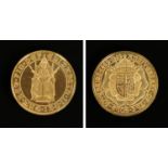 Elizabeth II - gold proof double sovereign 1989,