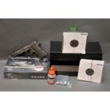 Umarex Colt 19/11 CO2 BB gun, two pellet catchers and targets. Serial No. 159.