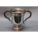 A silver trophy engraved Workington Hall Tenants Coursing 1913,
