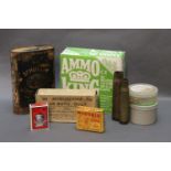 A late 19th/early 20th century Schultz gunpowder tin,