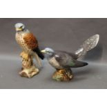 Beswick cuckoo Model 2315, and a Kestrel Model 2316.