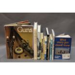 14 books on guns and shooting, to include The Pleasure of Guns.