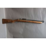 Sheridan C series cal 20 (5 mm) pump up air rifle, bolt action, 36 1/2" overall. Serial No. 553430.