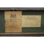 Westley Richards leather and oak shotgun motor case,