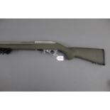 Ruger 10/22 Cal 22 LR self-loading rifle, fitted with an Adams and Bennett heavy match barrel,