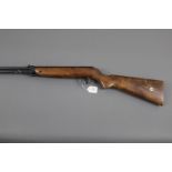 Webley Mark III Cal 22 underlever air rifle, Series 3 circa 1957, length 43". Serial No. 33877.