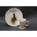 Association of Masters of Harriers & Beagles, limited edition plate and tankard,