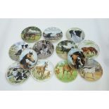 Decorative collectors' plates (horses)