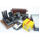 Box of cameras,