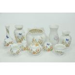 Aynsley Cottage Garden vases, trinket dishes, etc.